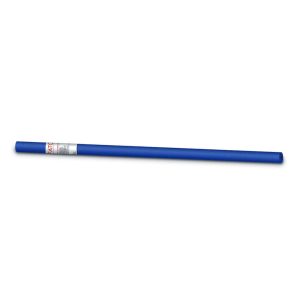 PRT v roli Fato Damask, temno moder, papirnat, 1,2 x 7 m