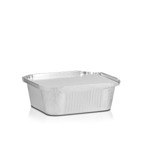 POSODICE za hrano, 500 ml, ALU, za lazanjo, s pokrovi, 25 kos/pak