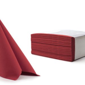 SERVIETE 40 x 40 cm, bordo, AIRLAID, 50 kos/pak