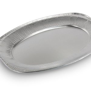 PLADNJI ALU za hrano, ovalni, mali, V1, 3 kos/pak