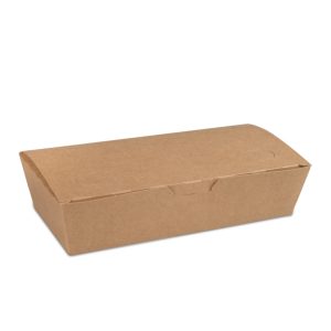 POSODICE za hrano, papirnate, s pokrovom, S, 100 kos/pak