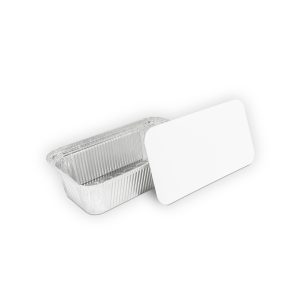 POSODICE za hrano, 900 ml, ALU, s pokrovi, 50 kos/pak