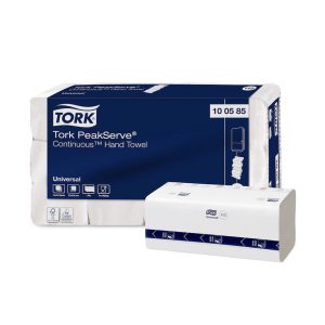 PAPIRNATE BRISAČE Tork Peak Serve®, 1-slojne, bele, 22,5 x 20 cm, 4920 kos/pak, H5