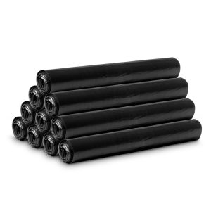 VREČKE 150 L, 80 x 120 cm, HDPE, 26 my, črne, 25 kos x 10 rol/pak