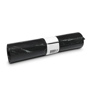 VREČKE 110 L, 70 x 100 cm, LDPE, 40 my, črne, na trak, 10 kos/rol