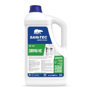 Čistilo za mastna tla v industriji SIRPAV HC, tudi za strojno čiščenje, 5 L