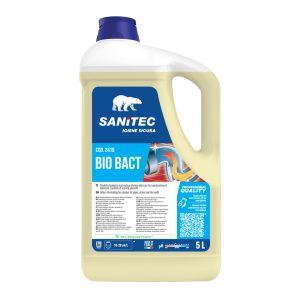 Čistilo za odtoke BIO BACT, tekoče, biološki aktivator, 5 L, Sanitec