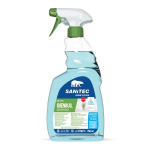 Čistilo za vsakodnevno čiščenje sanitarij IGIENIKAL GREEN POWER, za vodni kamen, z razpršilko, 750 ml