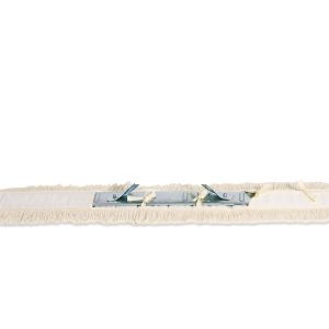 KRPA za tla, s trakovi, 130 cm, bela, bombažna, za metal-plastiko