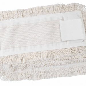 KRPA za tla, za vpet in na žepke, 40 cm, MASTERTUFT, bela, bombaž in poliester