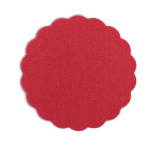 Okrogli PODSTAVKI, fi 9 cm, RDEČI, za pijačo, AIRLAID, 500 kos/pak