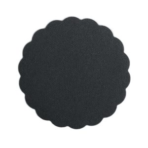 Okrogli PODSTAVKI, fi 9 cm, ČRNI, za pijačo, AIRLAID, 500 kos/pak