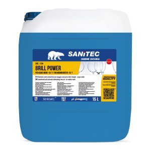 Sredstvo za sijaj BRILL POWER Brillantante, pri strojnem pomivanju posode, 15,3 kg