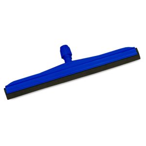 POTISKAČ vode, 45 cm, moder, s črno gumo, plastičen