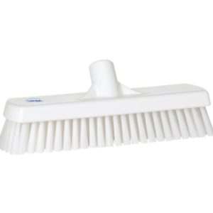 Krtača za tla, 30 cm, bela, trda, brez ročaja, PP/PS, HACCP, Vikan