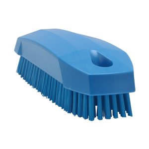 Ročna krtača za nohte, modra, TRDA, 13 cm, HACCP, Vikan