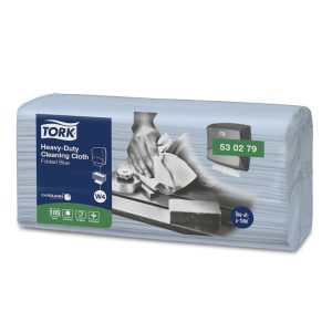 KRPE netkane, čistilne, Tork Heavy-Duty, modre, 105 kos/pak, W4
