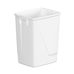 KOŠ 25 L, Atlax Flip, bel, brez pokrova
