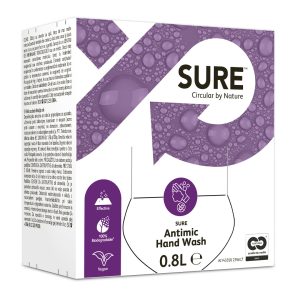 Dezinfekcijsko milo, 0,8 L, SURE Antimic Hand Wash, za roke, neodišavljeno