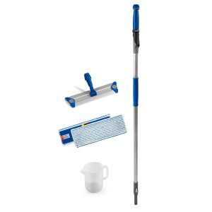 Kit Drop komplet - NOSILEC krpe za tla NA JEŽKA, 40 cm + krpa + ročaj + vrč