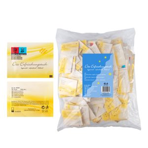 Osvežilni robčki z vonjem limone, posamično pakirani, 250 kos/pak