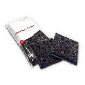 GOBICA žična, Vileda Glitzi PowerInox, 4 kos/pak