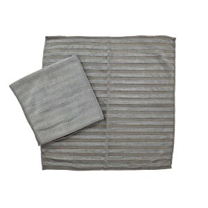 KRPA mikro, tkana, 40 x 40 cm, siva, PUREBA Scrub, 3 kos/pak