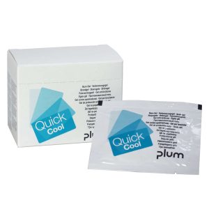 Gel za opekline QuickCool, vrečke, pakiran posamično, 18 kos/pak, Plum