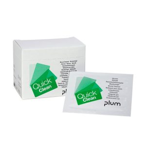 ROBČKI za čiščenje ran Plum QuickClean, 20 kos/pak