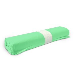 VREČKE 120 L, 70 x 110 cm, HDPE, 26 my, zelene, zelo močne, 50 kos/rol