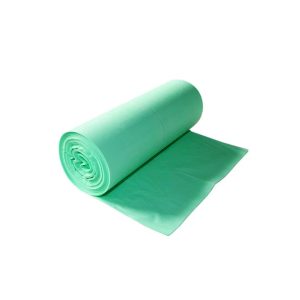 VREČKE 60 L, 60 x 70 cm, HDPE, 18 my, zelene, 50 kos/rol