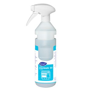 PLASTENKA 750 ml, za Diverflow in Divermite, z označbo Multi D2, modra, z razpršilko