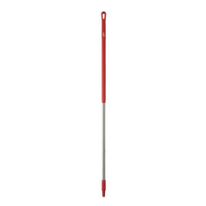 ROČAJ ALU/PP, 151 cm, rdeč, za metle in krtače Vikan, HACCP, Vikan