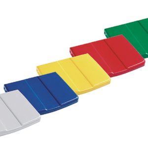 Pokrov za 90 L koš Polaris, rumen, plastičen