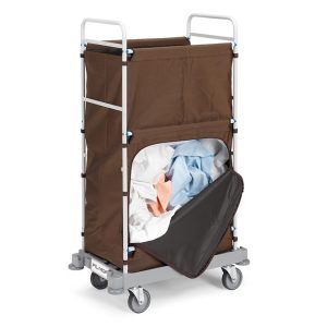 VOZIČEK za perilo LAUNDRY, z vrečo 600 L, odprt, Filmop