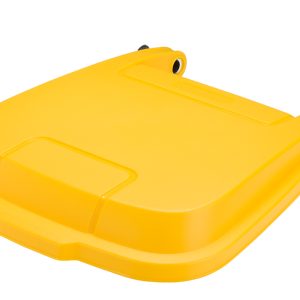 Pokrov za 100 L koš Atlas, rumen, plastičen