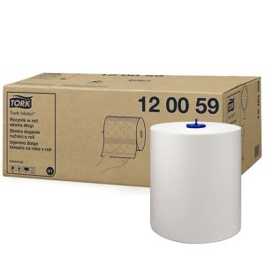 PAPIRNATE BRISAČE v roli, Tork Matic® Univ., 1-slojne, bele, 280 m, 6 rol/krt, H1