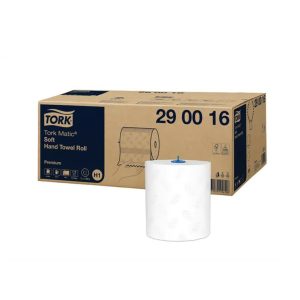 PAPIRNATE BRISAČE v roli Tork Matic® Soft Premium, 2-slojne, 100 m, bele, 6 rol/krt, H1