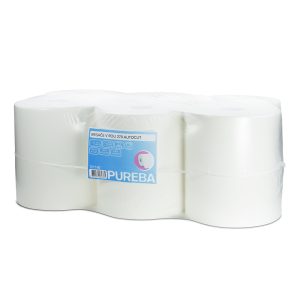 PAPIRNATE BRISAČE v roli, za autocut, PUREBA, 1-slojne, bele, 270 m, 6 rol/pak