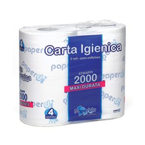 Toaletni papir ROLICE, 2-slojne, CARTA IGIENICA, 40 rolic/bund