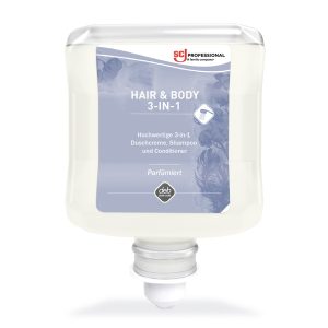 Tekoče milo v kartuši 1 L, HAIR & BODY 3 IN 1, dišeče, SCJ1