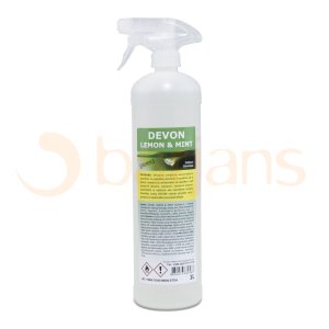 Osvežilec zraka in zaščitni film DEVON, vonj LEMON MINT, 1 L, z razpršilko
