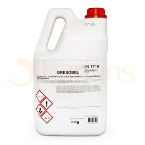 Čistilo za tla in belilo GRESOBEL, nizkopeneče, za tla in površine iz gres keramike, 6 kg