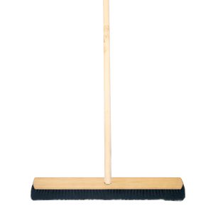 METLA žima, 50 cm, lesena osnova, z ročajem postrani