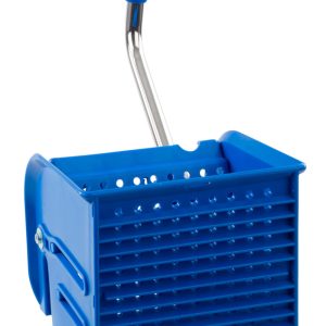 OŽEMALNIK za krpe, 8002, na knjigo, z dnom, plastičen, moder