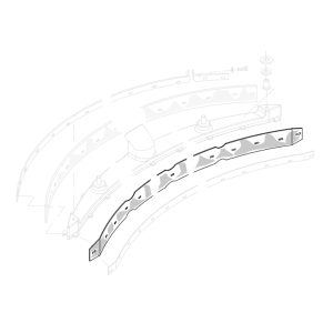 LAMELA za pobiranje vode za TASKI Swingo 455 in 755, sprednja, 12200-33 Blade 56/3x712