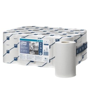 PAPIRNATE BRISAČE CENTRAL, 1-slojne, bele, Tork Reflex™ Mini, 12 rol/krt, M3