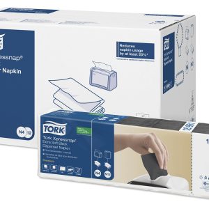 SERVIETE Interfold Xpressnap Premium, črne, 2-slojne, 8000 kos/krt, N4