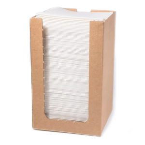 SERVIETE 20 x 20 cm, bele, AIRLAID, 200 kos/pak