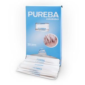 ZOBOTREBCI leseni, posamično zaviti, PUREBA, 1000 kos/pak